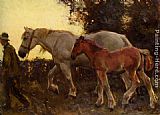 Wending Home by Sir Alfred James Munnings